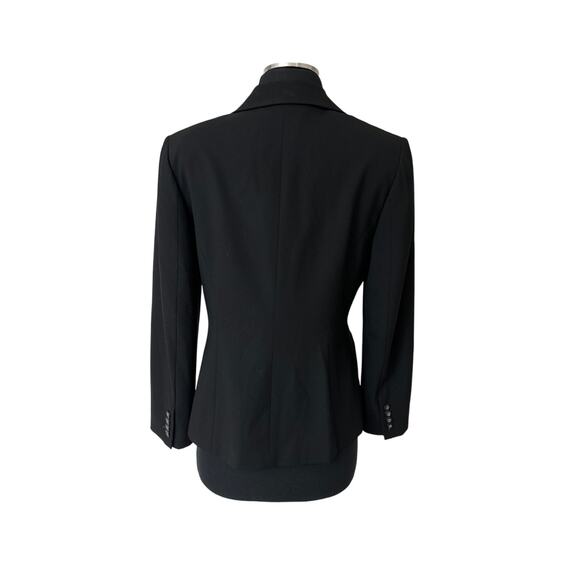 Classiques Entier Women's Wool Blazer Suit Jacket Black Size 8P Office Career - Picture 6 of 12
